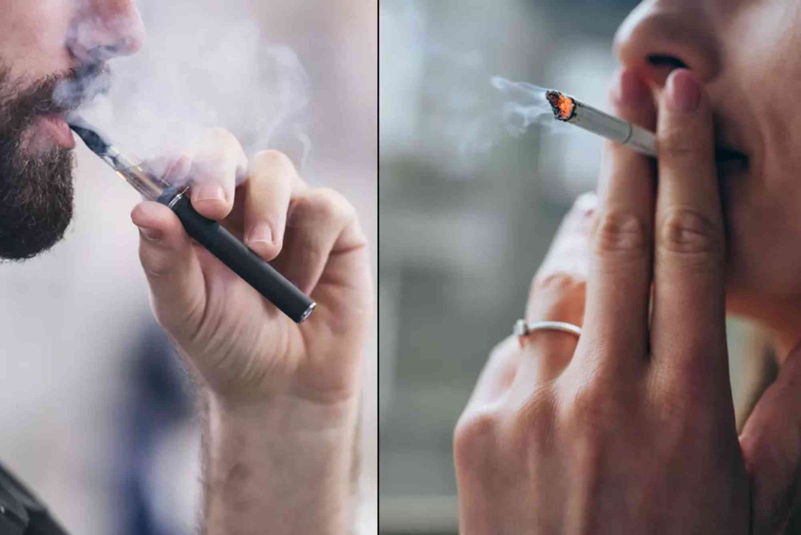 Vape vs Cigarette Health Comparison